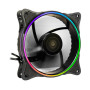 Inter-Tech 88885552 système de refroidissement dordinateur Boitier PC Ventilateur 12 cm Noir