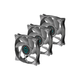 Iceberg Thermal IceGALE Xtra Boitier PC Ventilateur 12 cm Gris 3 pièce(s)