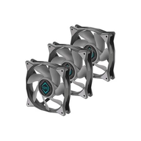 Iceberg Thermal IceGALE Xtra Boitier PC Ventilateur 12 cm Gris 3 pièce(s)