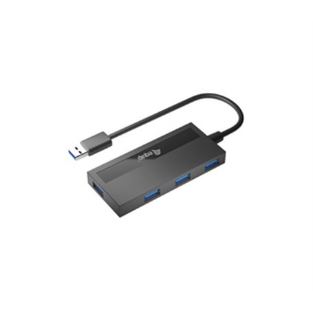 Equip 128956 hub & concentrateur USB 3.2 Gen 1 (3.1 Gen 1) Type-A 5000 Mbit/s Noir