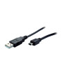 S/CONN 14-16035 câble USB 2 m USB 2.0 Mini-USB B USB A Noir