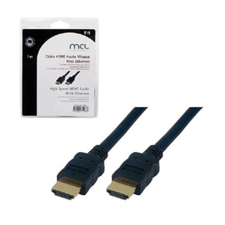 MCL 1m HDMI-Ethernet câble HDMI HDMI Type A (Standard) Noir