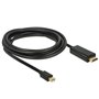 DeLOCK 83700 câble vidéo et adaptateur 3 m HDMI Mini DisplayPort Noir