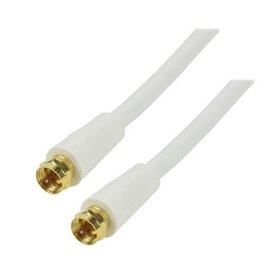 MCL MC787HQ-2M câble coaxial F Blanc