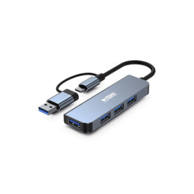 Urban Factory MHC35UF station d'accueil Avec fil USB 3.2 Gen 1 (3.1 Gen 1) Type-A Gris