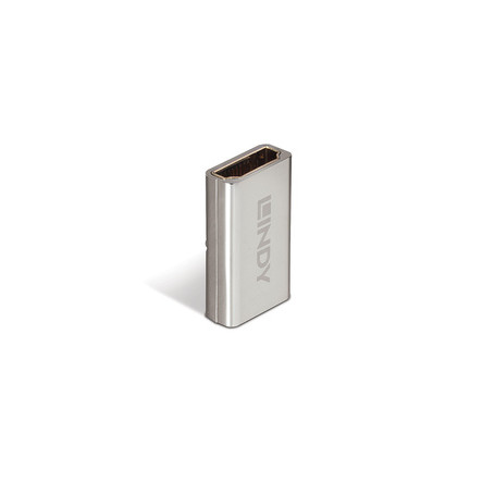 Lindy 41511 changeur de genre de câble HDMI 2.1 Argent