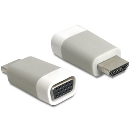 DeLOCK 65472 changeur de genre de câble HDMI-A VGA Blanc