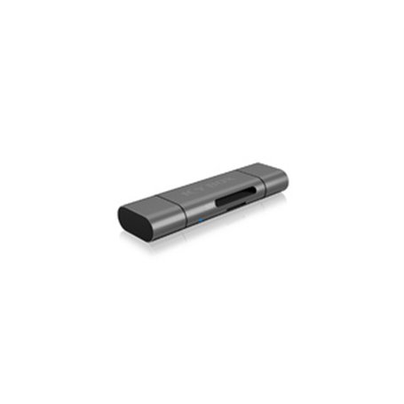 ICY BOX IB-CR201-C3 lecteur de carte mémoire USB 3.2 Gen 1 (3.1 Gen 1) Type-C Anthracite