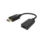 Vision TC-DPHDMI/BL câble vidéo et adaptateur HDMI Type A (Standard) DisplayPort Noir