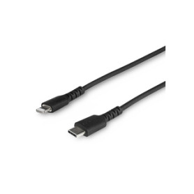 StarTech.com Câble USB-C vers Lightning Noir Robuste 1m - Câble de Charge/Synchronistation USB Type C vers Lightning Fibre Arami