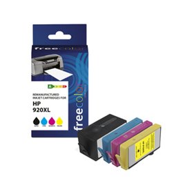 Freecolor K10319F7 cartouche d'encre 4 pièce(s) Compatible High (L) Yield Noir