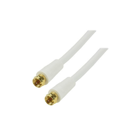 MCL MC787HQ-3M câble coaxial F Blanc