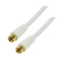 MCL MC787HQ-3M câble coaxial F Blanc