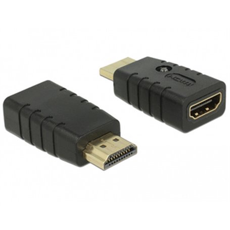 DeLOCK 63320 changeur de genre de câble 1 x HDMI-A 19 pin Noir