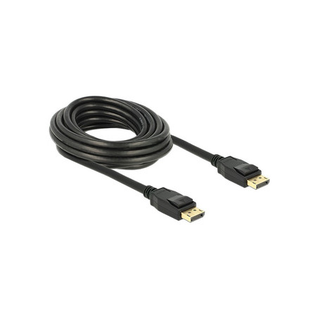 DeLOCK 5m Displayport 1.2a Noir