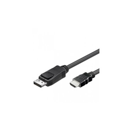 Techly ICOC DSP-H12-010 câble vidéo et adaptateur 1 m DisplayPort HDMI Noir