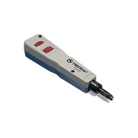 Trendnet TC-PDT Punch Down Tool with 110 and Krone Blade analyseur de réseaux Bleu