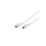 S/CONN 75720-W câble de réseau Blanc 10 m Cat6a S/FTP (S-STP)