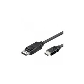 Techly ICOC DSP-H12-020 câble vidéo et adaptateur 2 m DisplayPort HDMI Noir