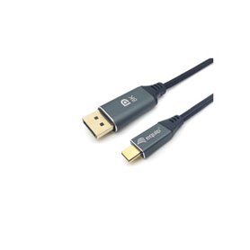 Equip 133421 câble vidéo et adaptateur 1 m USB Type-C DisplayPort Gris