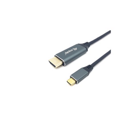 Equip 133415 câble vidéo et adaptateur 1 m USB Type-C HDMI Type A (Standard) Noir