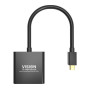 Vision TC-MDPVGA/BL câble vidéo et adaptateur Mini DisplayPort VGA (D-Sub) Noir