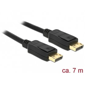 DeLOCK 84860 câble DisplayPort 7 m Noir