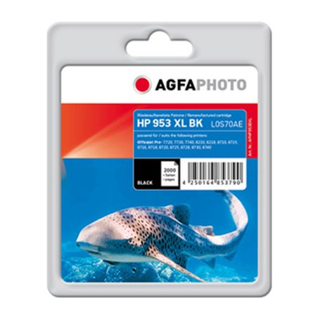 AgfaPhoto APHP953BXL cartouche d'encre 1 pièce(s) Compatible Rendement standard Noir