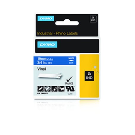 DYMO Étiquettes en vinyle IND