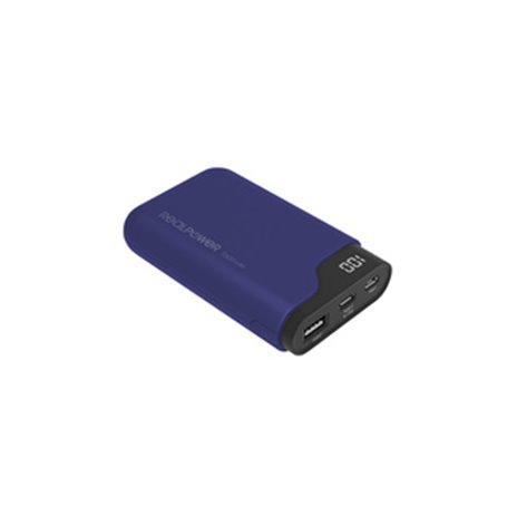 RealPower PB-7500C Navy Blue 7500 mAh Noir