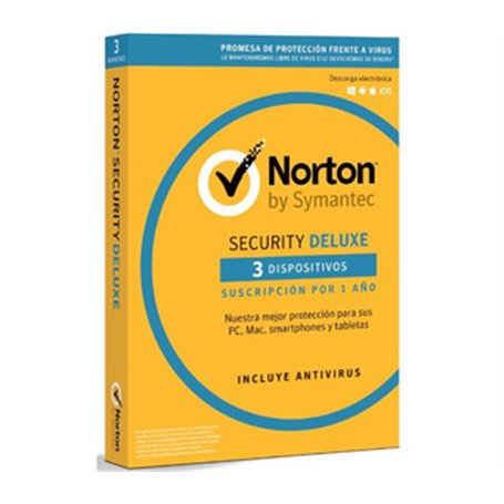 Symantec Norton Security Deluxe 3.0 Sécurité antivirus Base Espagnol 1 licence(s) 2 année(s)