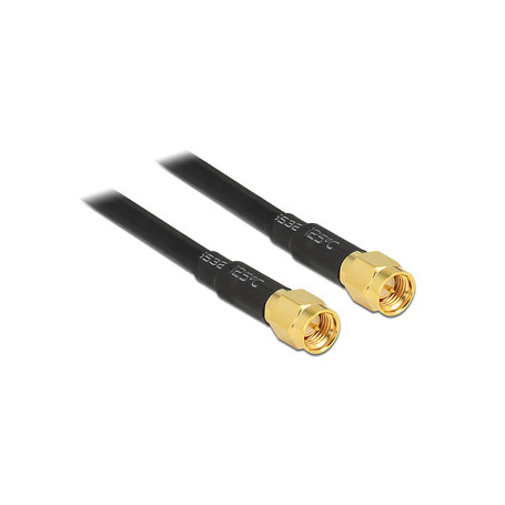 DeLOCK 88891 câble coaxial LMR195 5 m Noir