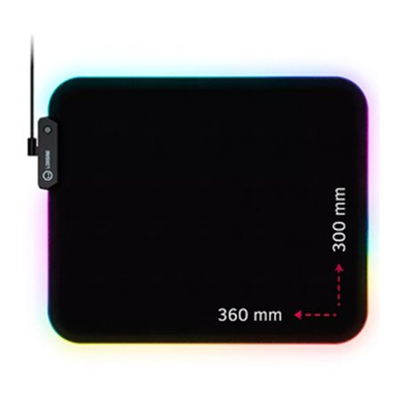 Lorgar Steller 913 Tapis de souris de jeu Noir