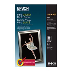 Epson Ultra Glossy Photo Paper - A4 - 15 Feuilles