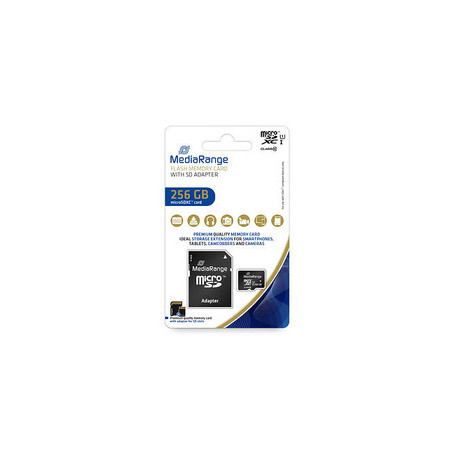 MediaRange MR946 mémoire flash 256 Go MicroSDXC UHS-I Classe 10