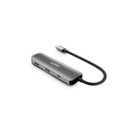 Urban Factory MHC40UF station d'accueil Avec fil USB 3.2 Gen 1 (3.1 Gen 1) Type-C Gris