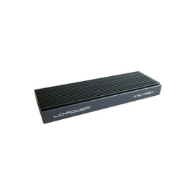 LC-Power LC-M2-C-NVME-3 Boîtier de disques de stockage Enceinte ssd Noir M.2