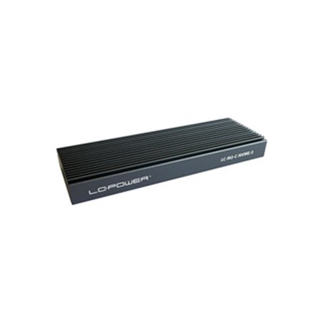 LC-Power LC-M2-C-NVME-3 Boîtier de disques de stockage Enceinte ssd Noir M.2