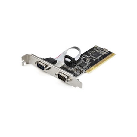 StarTech.com Carte PCI Combo Série/Parallèle avec Double Port Série RS232 (DB9) & 1 Port Parallèle LPT (DB25) - Carte Adaptateur