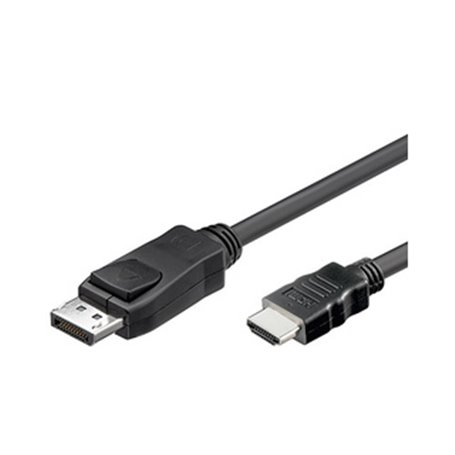 Alcasa DP-HDMI câble vidéo et adaptateur 2 m DisplayPort HDMI Type A (Standard) Noir