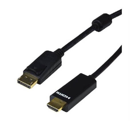 MCL DisplayPort/HDMI 5 m Noir