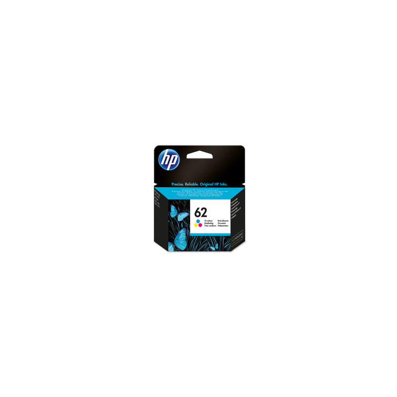 HP 62 cartouche d'encre trois couleurs authentique
