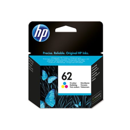 HP 62 cartouche d'encre trois couleurs authentique