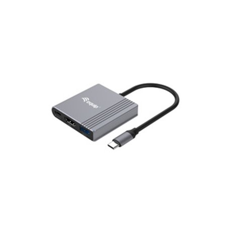 Equip 133488 adaptateur graphique USB 3840 x 2160 pixels Noir