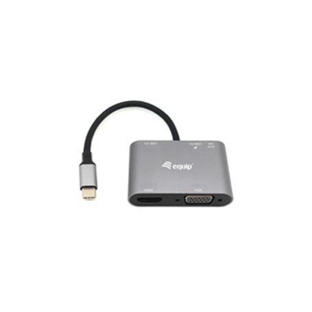 Equip 133483 station d'accueil Avec fil USB 3.2 Gen 1 (3.1 Gen 1) Type-C Noir