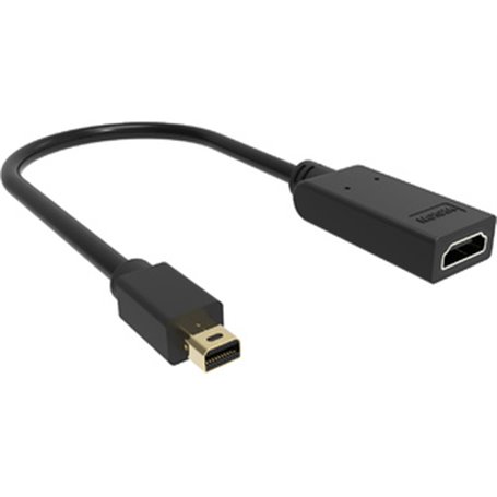 Vision TC-MDPHDMI/BL câble vidéo et adaptateur Mini DisplayPort HDMI Type A (Standard) Noir