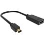 Vision TC-MDPHDMI/BL câble vidéo et adaptateur Mini DisplayPort HDMI Type A (Standard) Noir