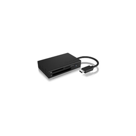 ICY BOX IB-CR401-C3 lecteur de carte mémoire USB 3.2 Gen 1 (3.1 Gen 1) Type-C Noir