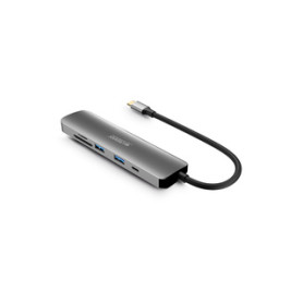 Urban Factory MHC45UF station d'accueil Avec fil USB 3.2 Gen 1 (3.1 Gen 1) Type-C Gris