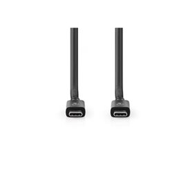 Nedis CCGP66020BK20 câble USB 2 m USB4 Gen 3x2 USB C Noir